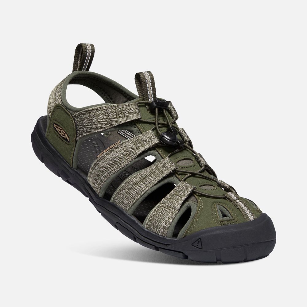 Keen Outdoor Sandalet Erkek Zeytin Yeşili - Clearwater Cnx - Türkiye XWEU62431